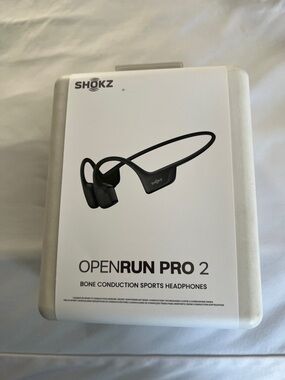 Shokz OpenRun Pro 2 Black Bone Conduction On-Ear Headphones